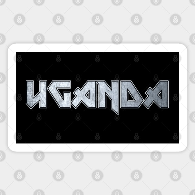 Heavy metal Uganda Sticker by KubikoBakhar